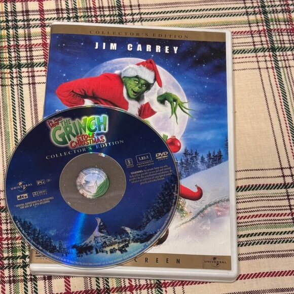 Collector's Edition DVD 2000 Movie Dr. Seuss' How the Grinch Stole Christmas - Picture 7 of 8